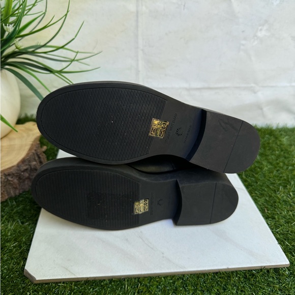 Stuart Weitzman Women 5 Lodge Boots Black Leather Bootie Zip Platform NWOT - Picture 9 of 14